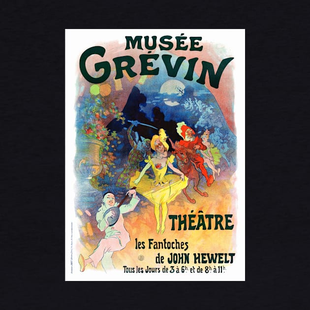 Vintage Travel Poster France Musee Grevin by vintagetreasure